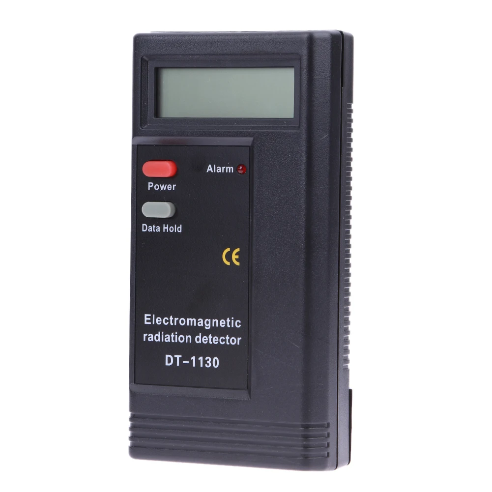 ЖК цифровой дозиметр излучения Профессиональный EMF метр для измерения электромагнитного ручного измерения