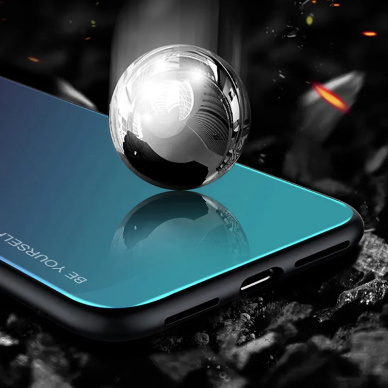 Закаленное Стекло чехол для телефона Samsung Galaxy S8 S9 плюс A5 2017 A7 A6 A8 J4 J6 J8 2018 Note 8 9