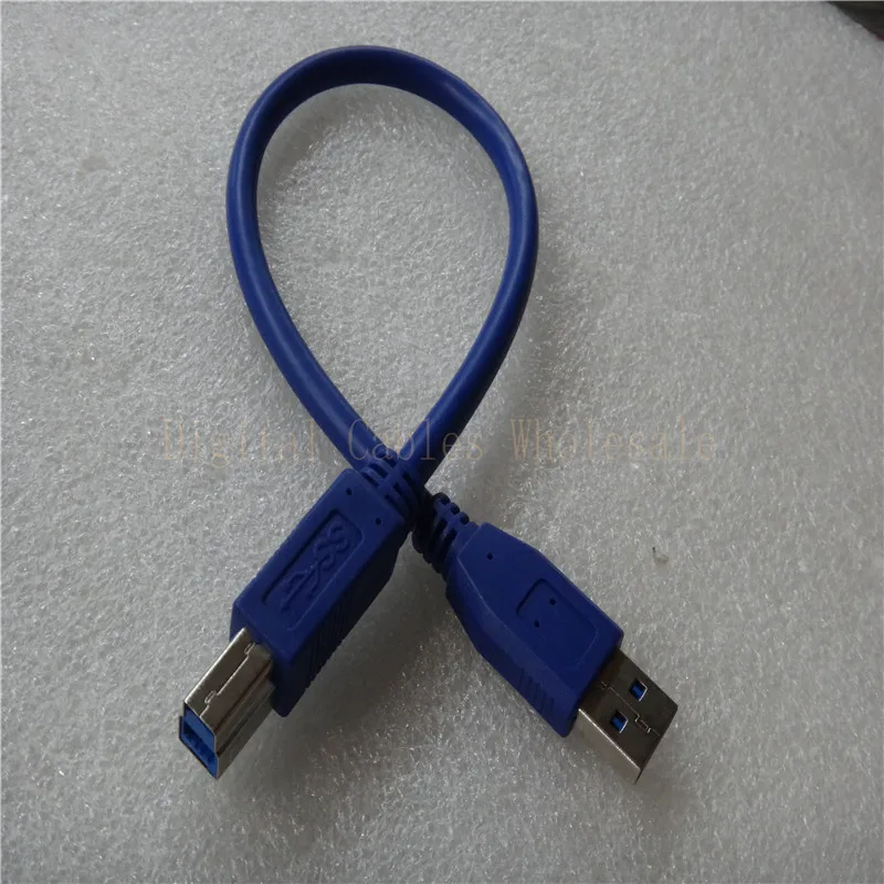 DHL 100 шт 30 см 1 фут Высокое качество USB 3 0 A Male AM к B Type BM Удлинительный принтер провод