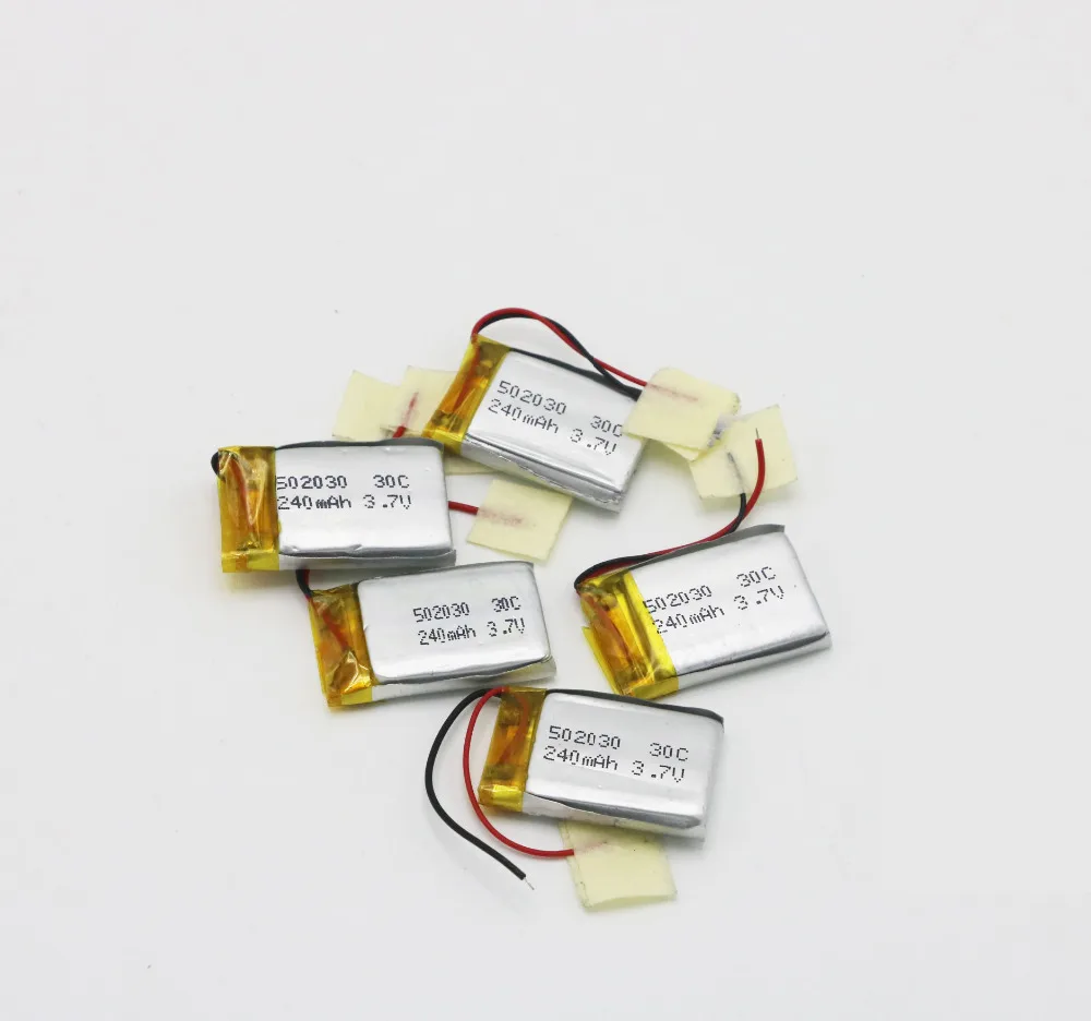 5 шт./лот 3 7 v 240mAh LiPo батарея SH 6020 Mini 3CH вертолет|sh 6020|3.7v 240mah lipo battery3.7v |