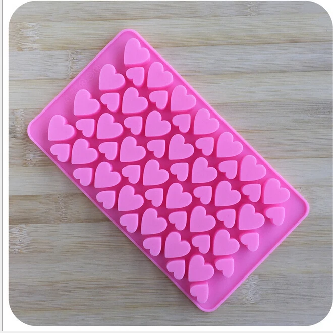 

56-Hearts Silicone Ice Cube Chocolate Cake Cookie Cupcake Soap Molds Mould Tool ss734