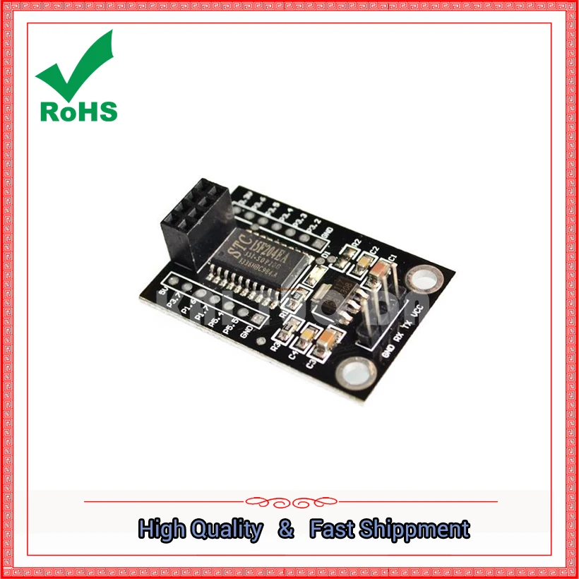 Плата управления беспроводным интерфейсом STC15F204 + NRF24L01, модуль беспроводной платы разработки