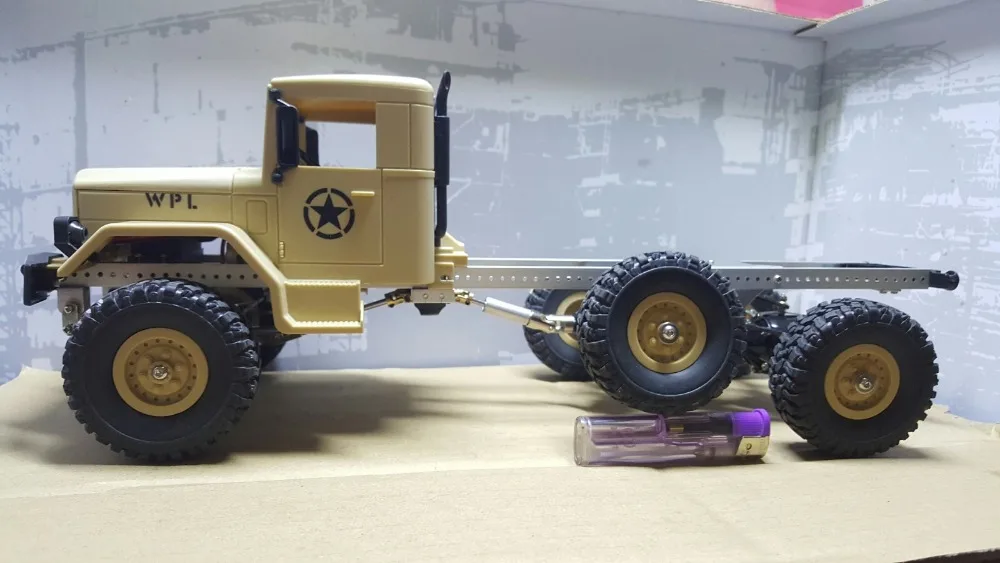 WPL B16 B 16 1/16 военный грузовик RC запчасти для автомобиля обновление 6x6 рама