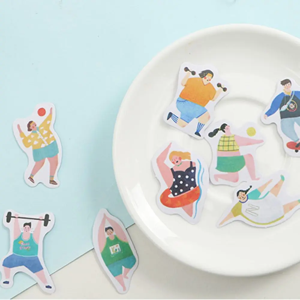 40 шт./упак. Kawaii животные путешествия кошка Повседневная жизнь хороший выходные стикеры s Декоративные Канцелярские товары ремесло стикеры s Скрапбукинг DIY Дневник этикетка, стикер канцелярские принадлежности