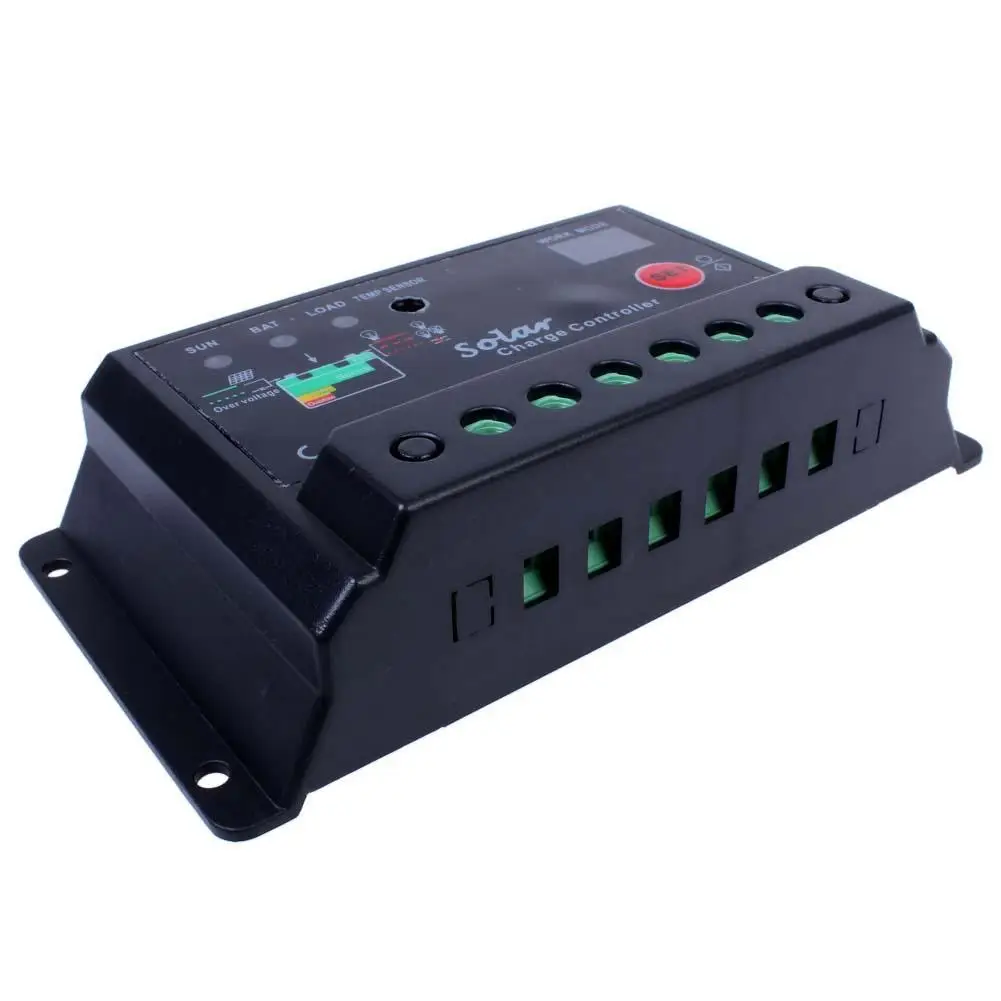 20A Intelligen PWM регулятор заряда батареи 12 В/24 В автоматический переключатель + 5 пар M/F