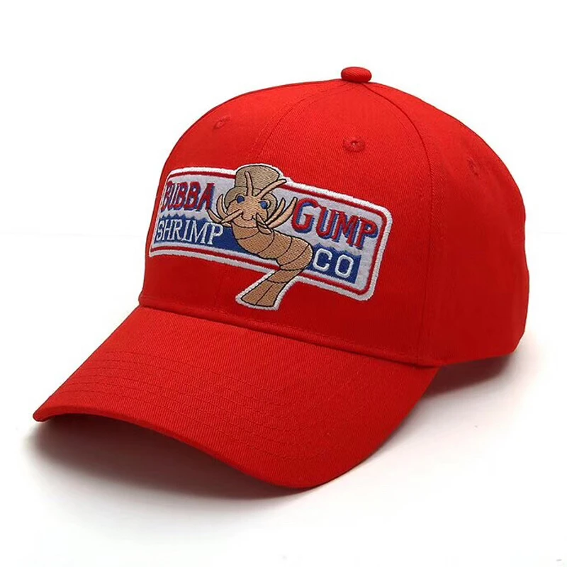 Модная дизайнерская шапка 1994 BUBBA GUMP бейсболка с креветками мужские и женские