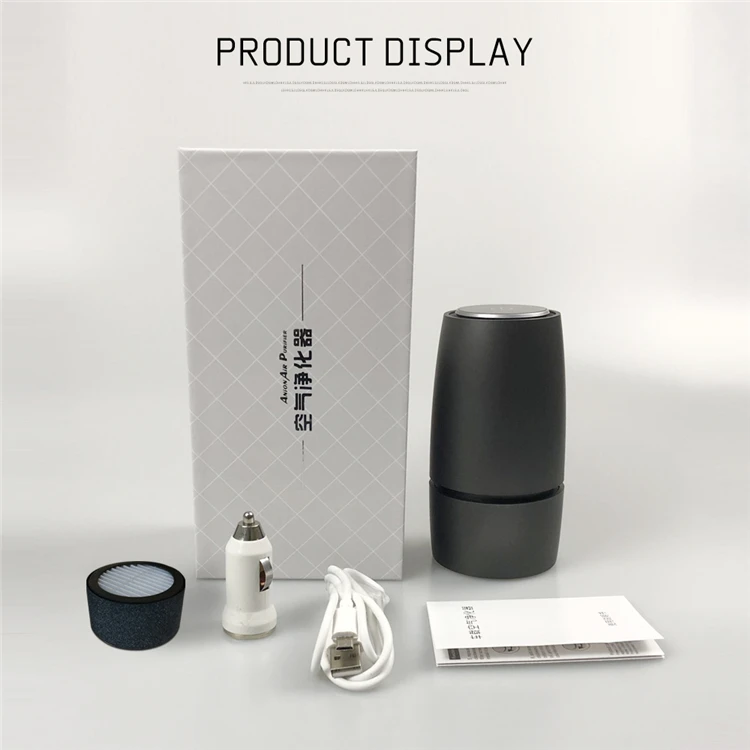 Intelliget анион автомобильный очиститель воздуха USB чашка автомобильный мини очиститель воздуха фильтр портативный автомобильный освежитель воздуха Арома диффузор для дома