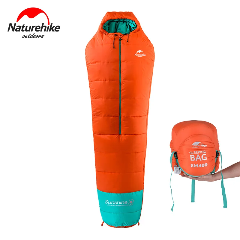 NatureHike взрослый открытый Мумия спальный мешок зимний теплый Кемпинг пеший туризм спальный мешок