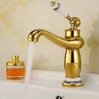 madica brass gold bathroom faucet sitting blue and white porcelain faucet hand drawing lifted kitchen faucet hot cold water
