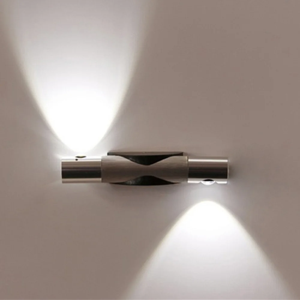 Продажа Вращающийся точечный светодиодный настенный светильник 2 Вт 6 Вт, зеркальный настенный светильник, настенное бра для гостиной, спальни, ванн...