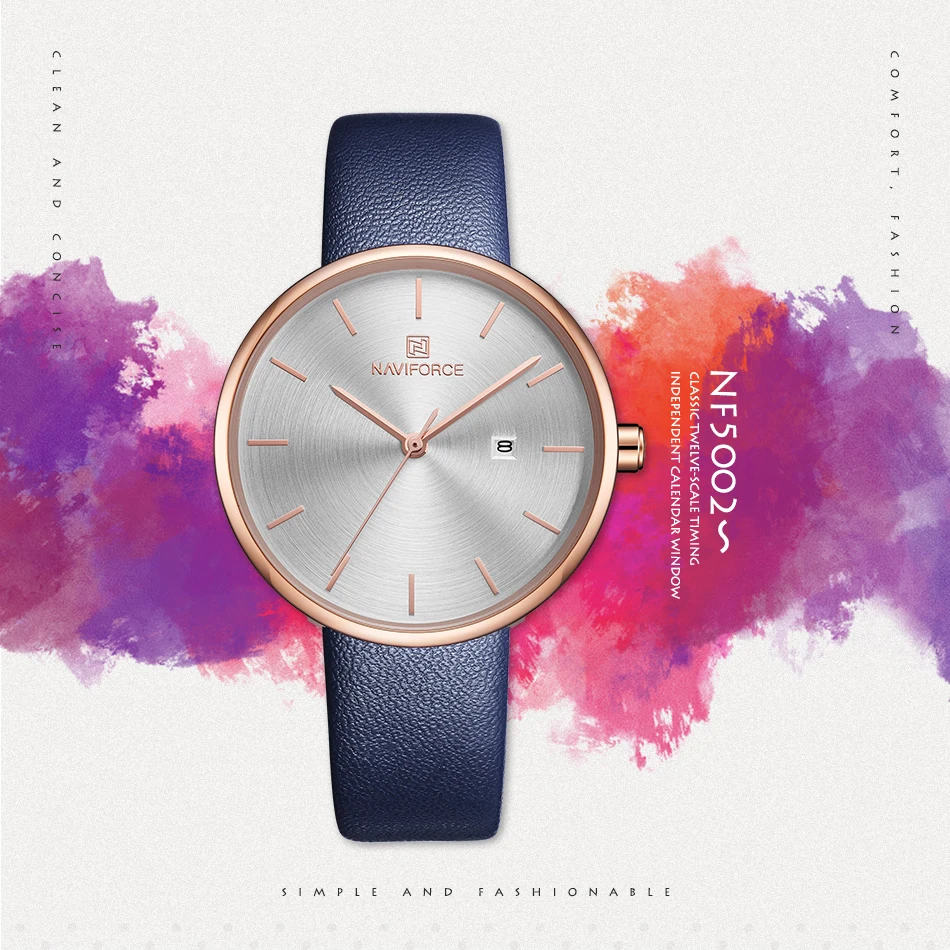 NAVIFORCE женские часы Роскошные модные женские кварцевые часы для женщин Reloj Mujer женские водонепроницаемые наручные часы женские часы