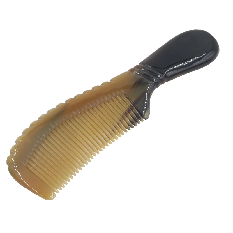 7 48 дюймов натуральный Вьетнам Бык Рог комбинированная бритва с расческой