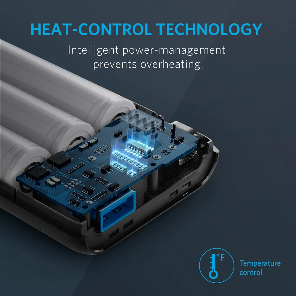 Anker power Core speed 10000 QC IQ Qualcomm Quick Charge 3 0 портативное зарядное устройство 10000mAh Bank для iPhone