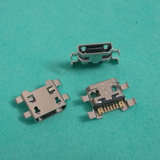 200 шт. 5-контактное зарядное устройство micro mini USB штекер док-станции запасные части