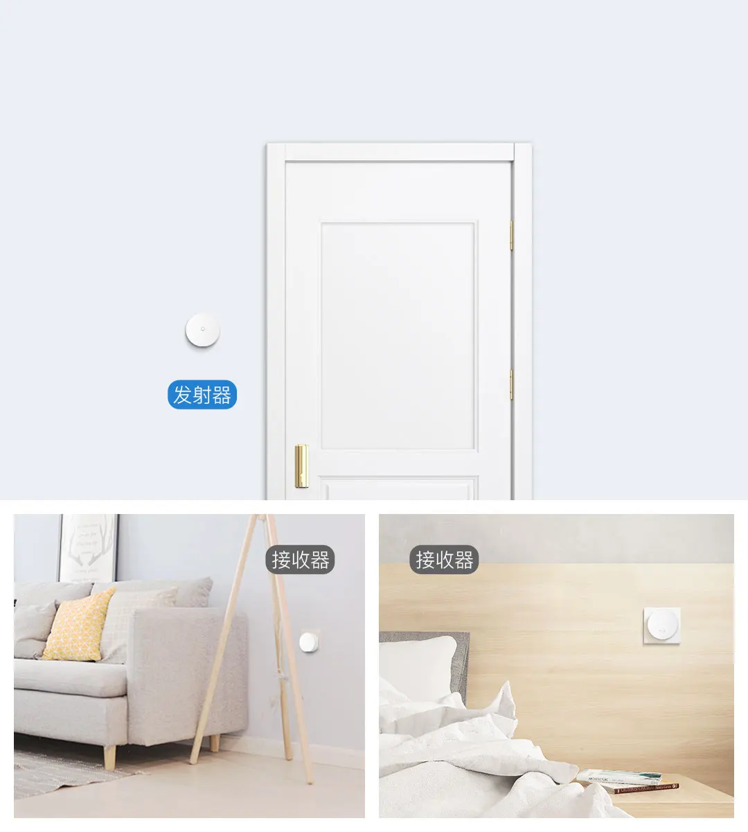 Xiaomi Linptech самогенерирующий беспроводной дверной звонок без батареи Нет проводки отключение памяти привычки работа с приложением mihome
