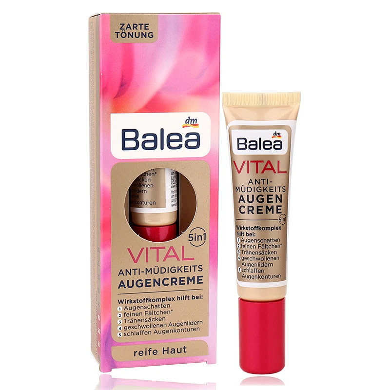 5 в 1 антивозрастной крем для кожи вокруг глаз Balea Vital Baobab уменьшения темных кругов