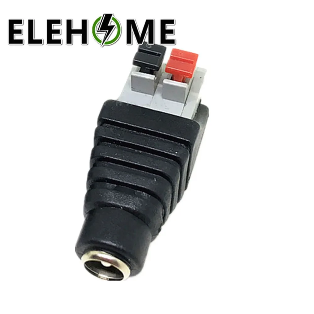 DC Male&ampDC Female 2.1*5.5mm LED Connector Power Jack Adapter Plug 3528/5050/5730 Single Color Led Strip XF30 | Обустройство дома