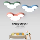 Скандинавская люстра Макарон с Микки, современная светодиодная лампа для детской комнаты, декоративное освещение для детской комнаты, осветительные приборы