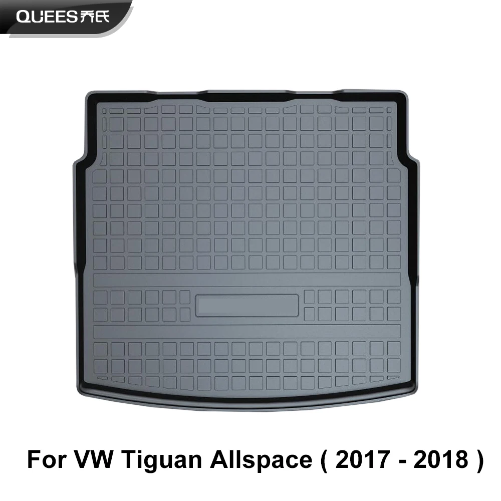 QUEES коврик для подноса под заказ Volkswagen Tiguan Allspace 2007 2008 2009 2010 2011 2017 2018 |