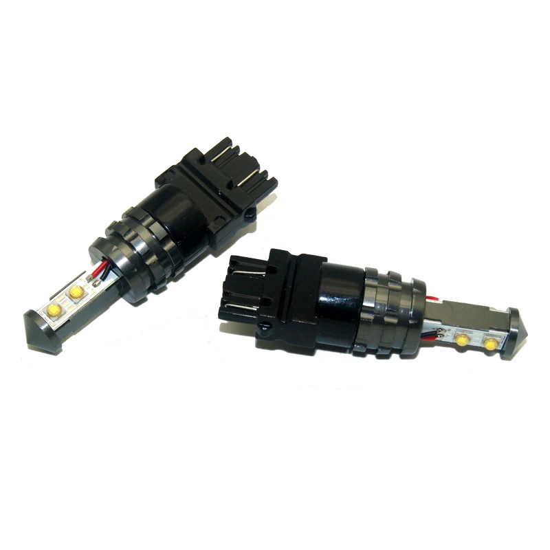 2 шт. светодиодный лампы стоп-сигнала задние противотуманные фары 3157 P27/7W 3156 P27W для