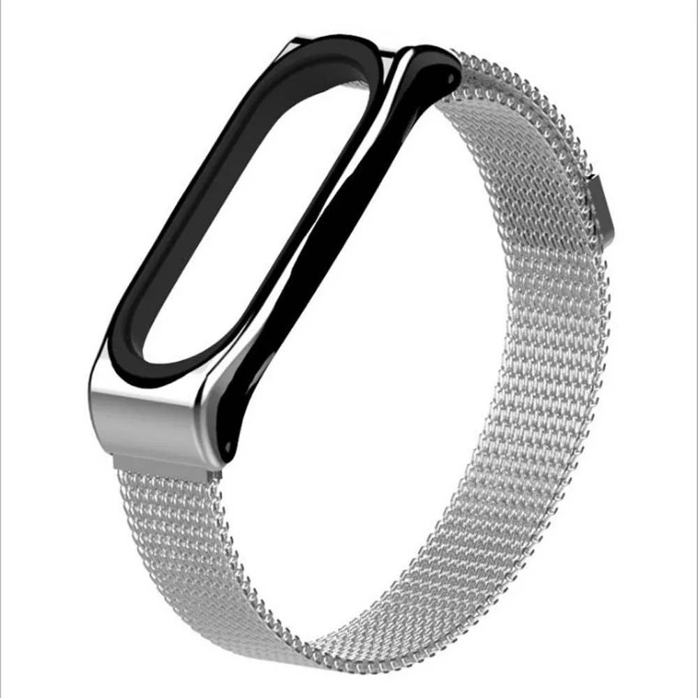 Mi Группа 3 Браслет Для Сяо mi band3 Магнитная металлический ремешок Ремешок