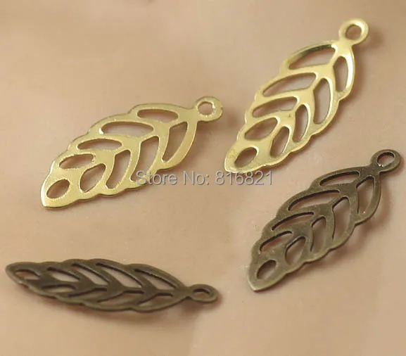 

5x12mm Drop Earring & Pendant Finding Charms Leaf Hair Clasp Bu Yao Accessories Wraps Connectors Links Blank DIY