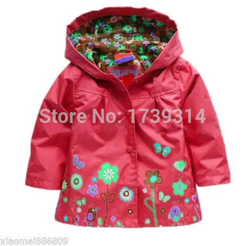 Hot Girl's Fashion jackets Girls Outerwear &amp Coats blazer Trench Spring Autumn Hoodies Jackets Baby raincoat For Children |