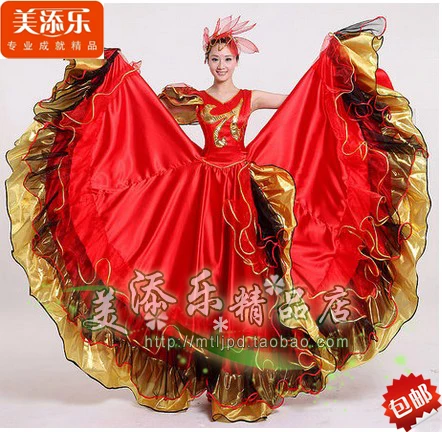 Большая юбка-качели для церемонии испанская большая юбка большие платья-качели