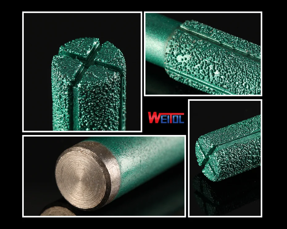 WeiTol 1 шт. 12,7 мм SHK Алмазный наждачный камень фрезы мрамор гранит режущие инструменты