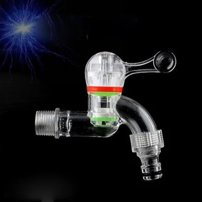 

Frost-Proof And Crack-Proof Environment-Friendly PC Plastic Faucet Cold 4 Points Transparent Ceramic Core Faucet