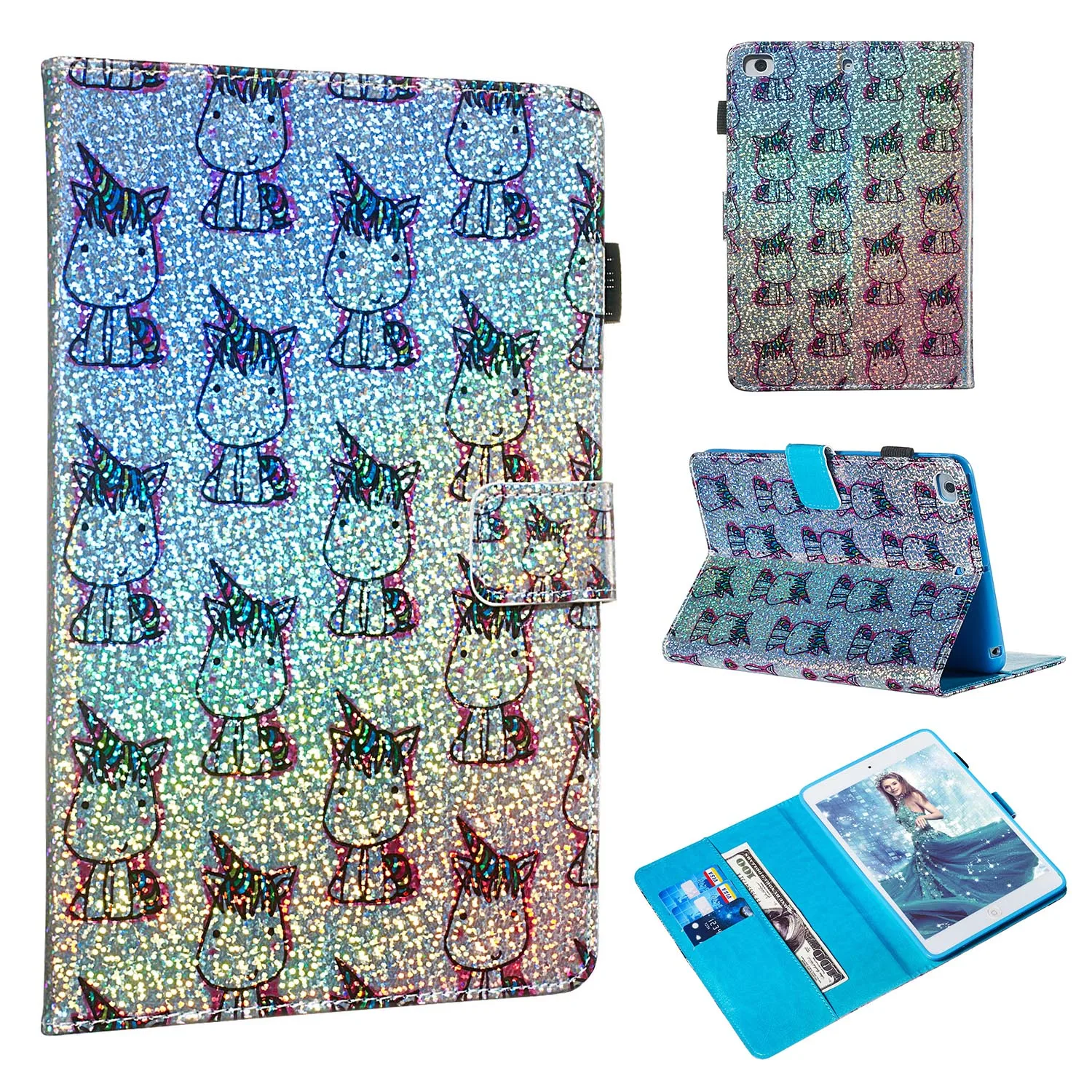 

HYYGEDeal Tablet case Flower Pattern Shockproof Holder cover for Apple ipad mini 1 2 3 4 5