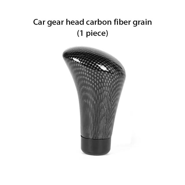 Carbon fiber Новинка, 1 шт., углеродное волокно, автомобильный рычаг переключения передач, крышка для Kia Rio Ceed Cerato Sorento Mazda CX-7 6 Mini Cooper R56 F56 - Название цвета: Carbon fiber