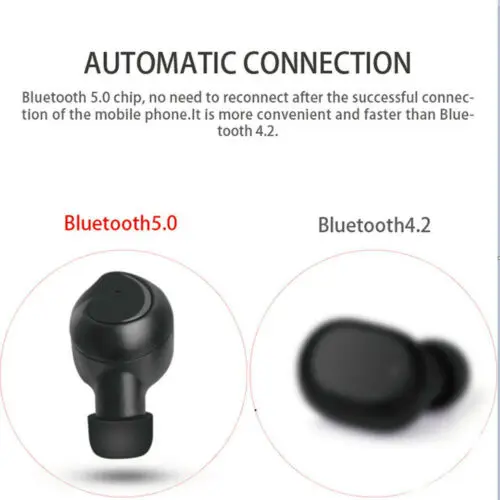 Bluetooth 5 0 гарнитура TWS беспроводные наушники мини стерео IPX7 для спорта игровая