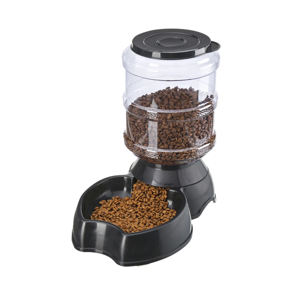 

1Pc 3.8L Automatic Pet Feeder Dog Cat Drinking Bowl Large Capacity Water Food Holder Pet Supply Set
