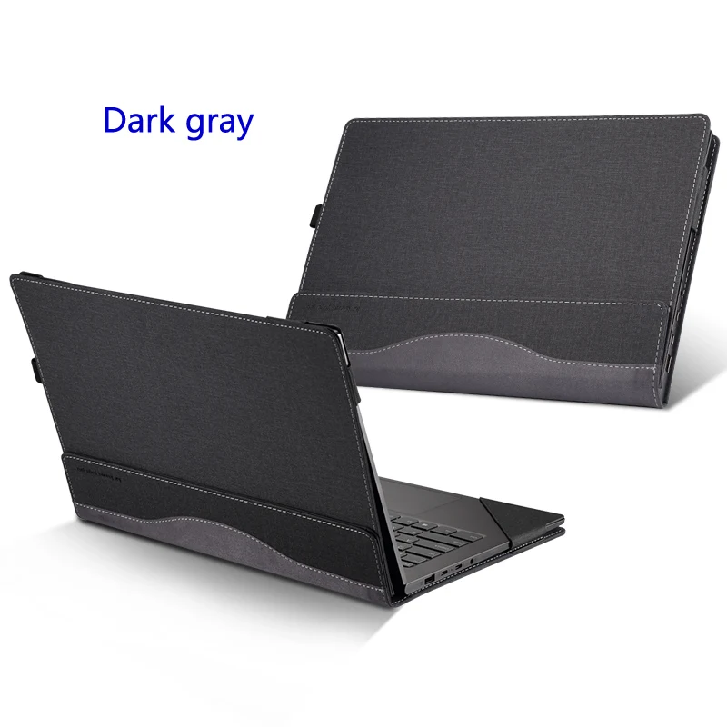 Dark gray Чехол для lenovo Йога C930 13," 920 910 900 сумка для ноутбука, для занятий йогой 7 Pro 13IKB 6 5 4 Pro из искусственной кожи защитный чехол в подарок - Цвет: Dark gray