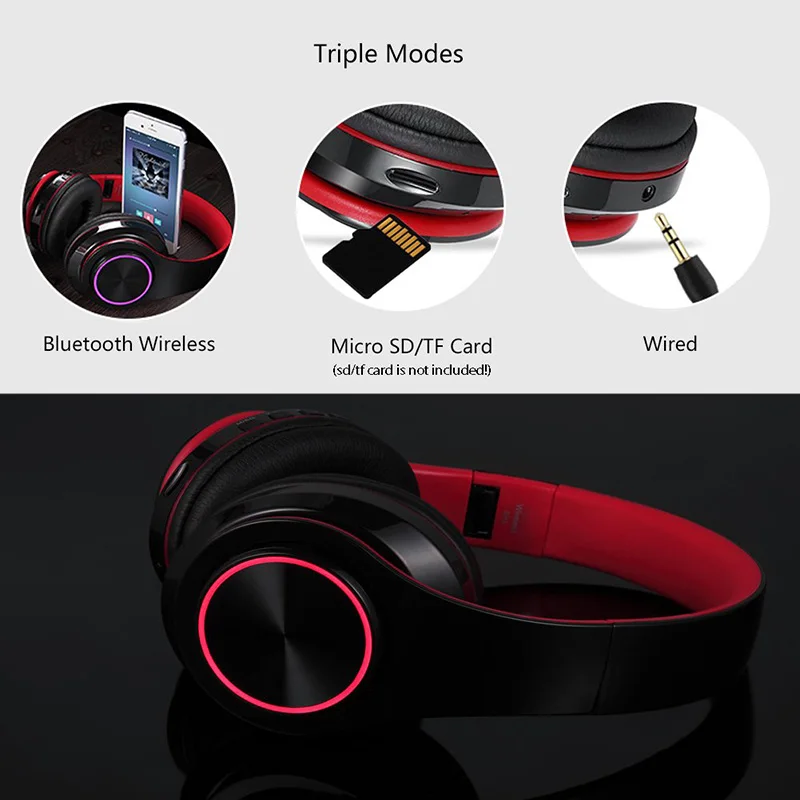 Bluetooth Наушники Накладные наушники вкладыши Беспроводной гарнитура с микрофоном