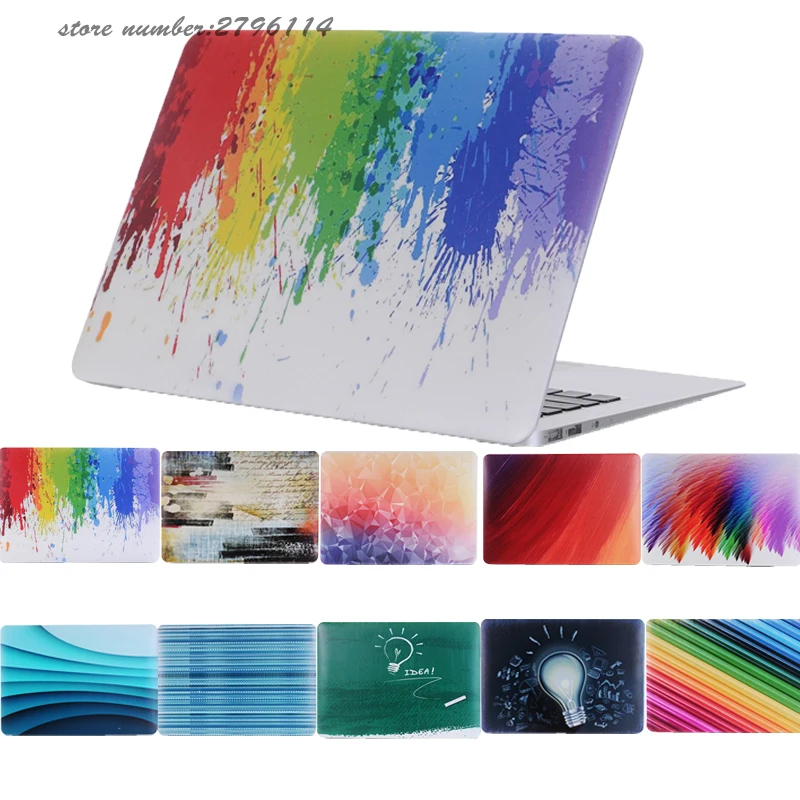 Colorful Painting light bulb Reto Hard Protective Notebook Case For Macbook Air Pro Retina 11 1 3 15 12inch Graident Laptop | Компьютеры и