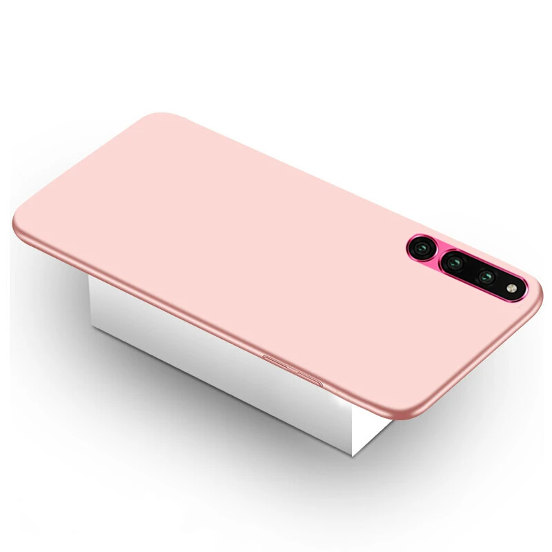 rose gold Hard PC Case For Huawei P Smart Mate20 P20 Pro Lite Honor Magic2 10lite 8X MAX 8C 7A Pro 7C 9i Note10 Plastic Cover Case - Цвет: rose gold