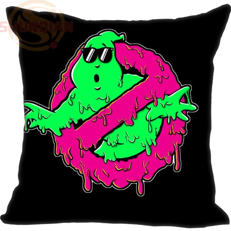 Лидер продаж; Новинка пользовательские Ghostbusters логотипы Мультфильм площадь Наволочки на молнии наволочки на заказ 20x20 см, 35x35 см, 40x40 см - Цвет: 1