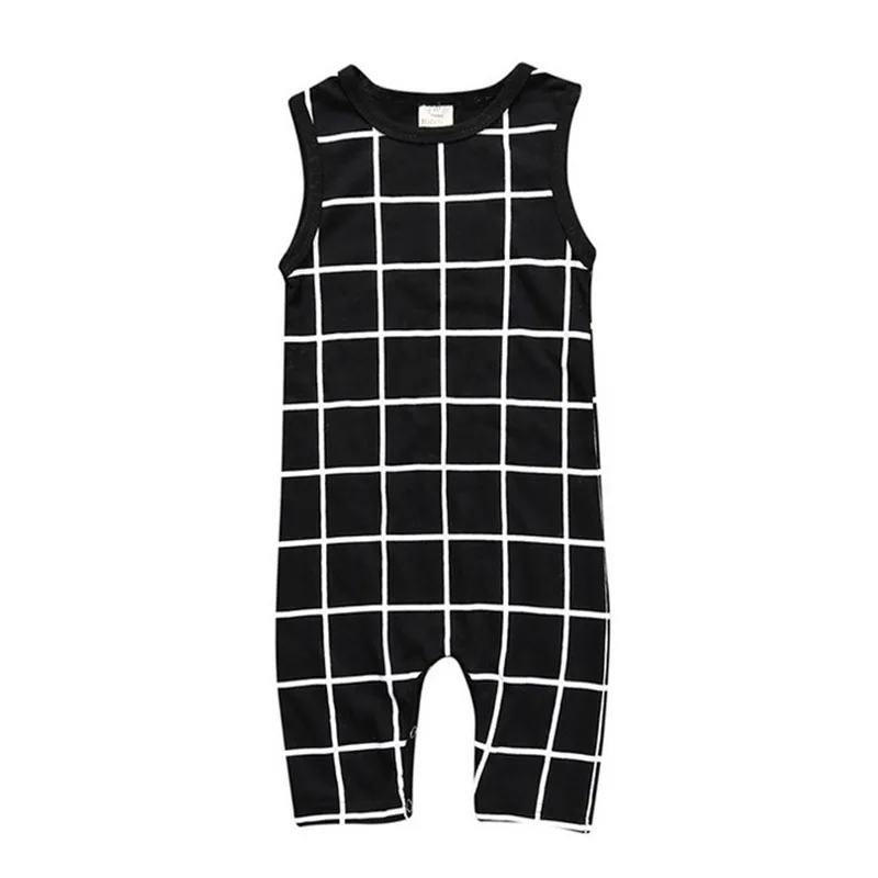 Летние Детские Комбинезоны Одежда для новорожденных мальчиков и девочек