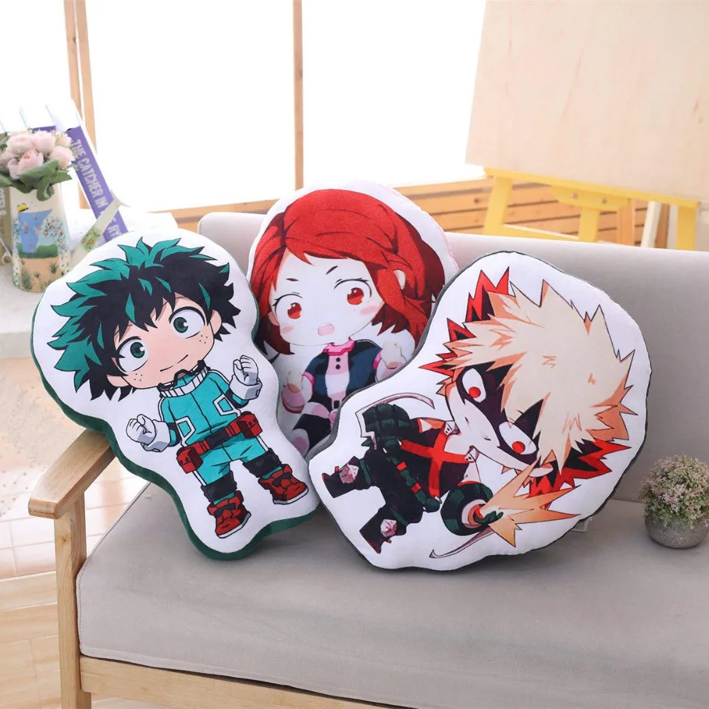 My Hero Academic Аниме Boku Yoh Asakura Katsuki Bakugo Shoto Toooroki мягкая Боевая подушка плюшевая игрушка