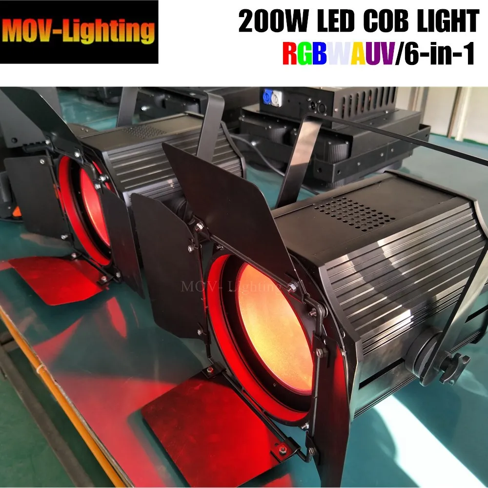 2 шт./лот Blinder 200 Вт RGBWA UV 6в1 аудитория Led Par Light DMX 6/12CH|Эффект освещения сцены| |