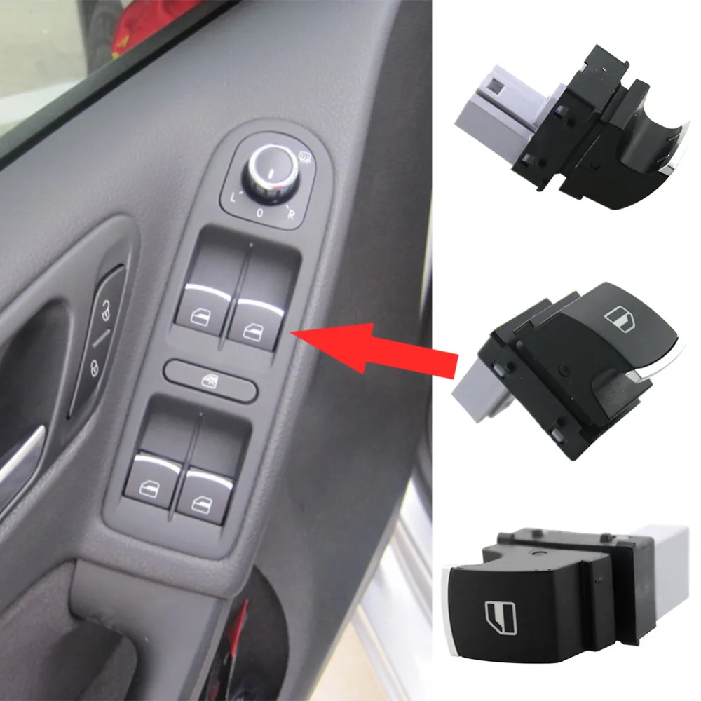 Переключатель окна для VW CC Tiguan Passat B6 Golf 5 6 Jetta MK5 MK6 5K0 959 855/5ND 855 | Автомобили и