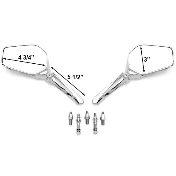 Зеркало-каркас черного цвета для мотоцикла Victory Vision Street Tour |