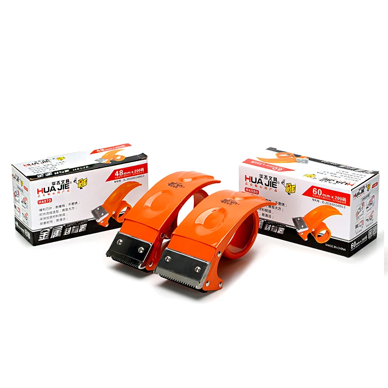 

Metal Sealer Tape Dispenser Package Roller Tape Cutter Office Storage Organizer Manual Carton Sealer Cutting Machine H4070