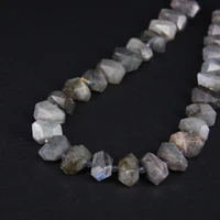 15 5strand natural flash labradorite freeform faceted nugget loose beadsgems stone cut nugget pendant beads jewelry making