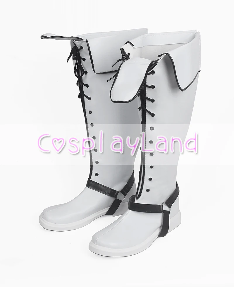 Fire Emblem Path of Radiance Zihark White Cosplay Shoes Boots Party Show Custom Made for Adult Men Costume | Тематическая одежда и