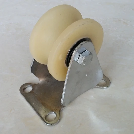 Колесо нейлоновое для раздвижных ворот 2 5 дюйма (толщина 34 мм паз R)|wheel deals|gate valve