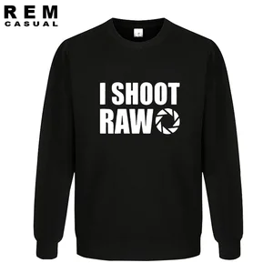 Новый стиль, Забавный фотограф I SHOOT RAW, подарок, мужские повседневные толстовки с длинным рукавом, свитшоты