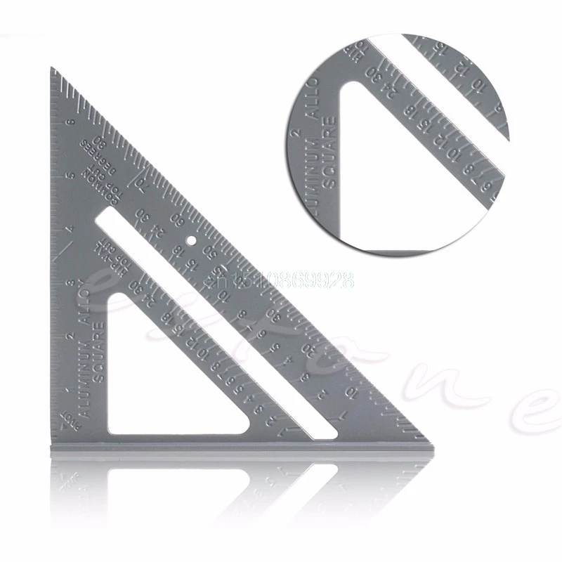 Ruler Measuring Tool Aluminum Alloy Speed Square Protractor Miter Framing Measurement | Инструменты